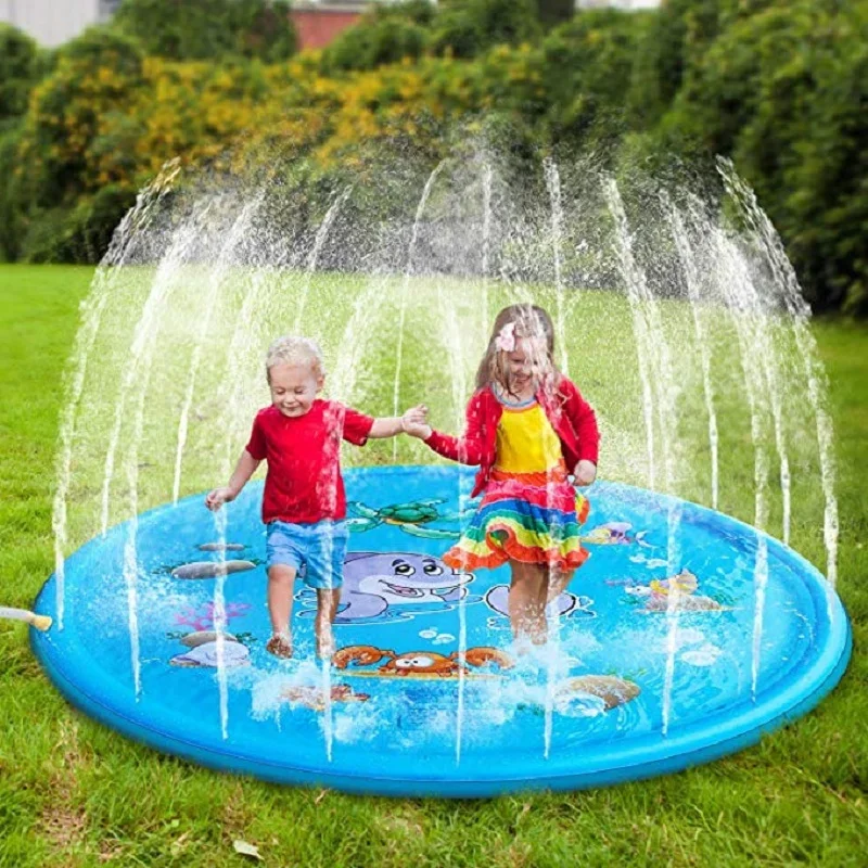 100/170cm niños inflables salp - Sprinkler Splash Pad reseña y precio