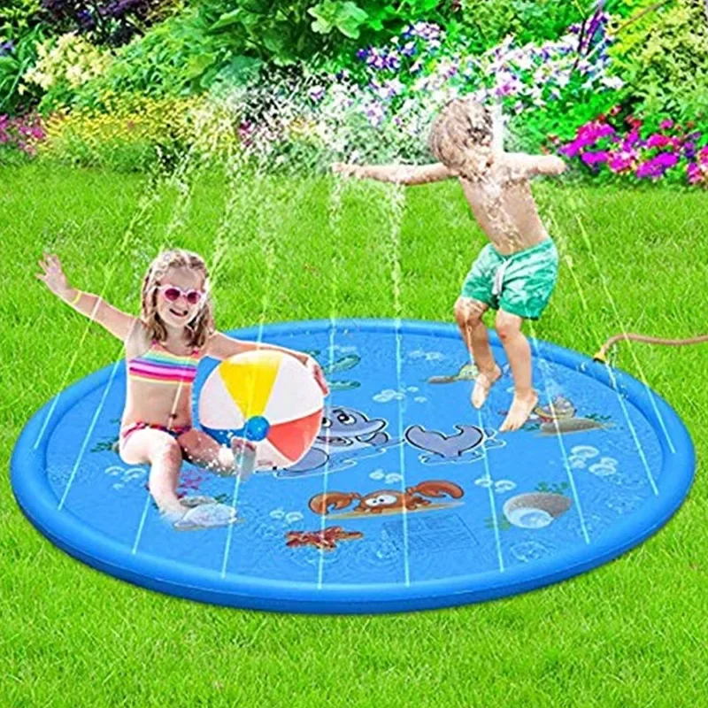 100/170cm niños inflables salp - Sprinkler Splash Pad reseña y precio