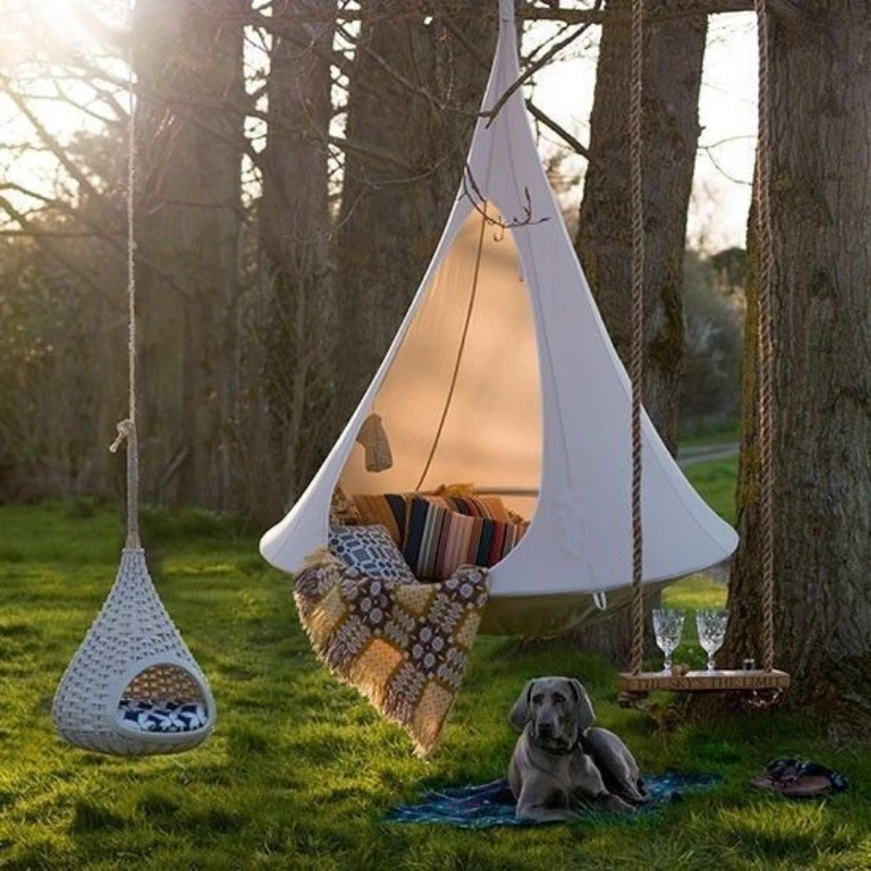 Columpio para niños, hamaca pa - Kids Outdoor Hammock Swing reseña y precio