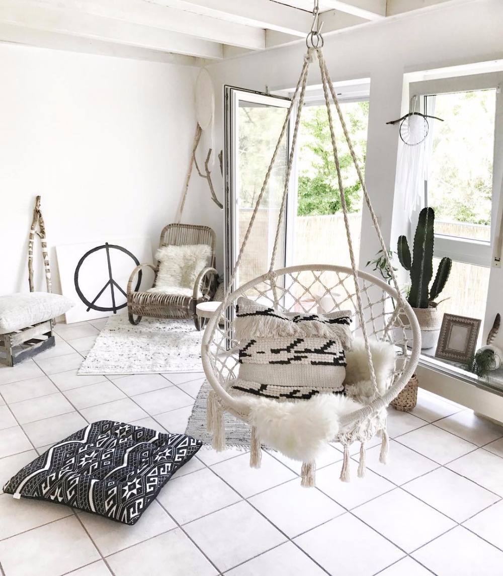 2025 Jardín nórdico hecho a ma - Kids Outdoor Hammock Swing reseña y precio