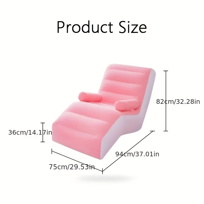 Sofá perezoso inflable de PVC  - Kids Outdoor Lounge Furniture reseña y precio